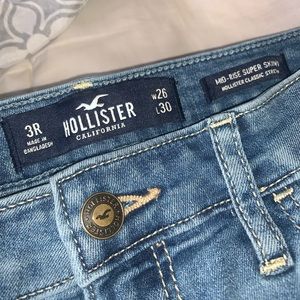 Hollister mid rise super skinny